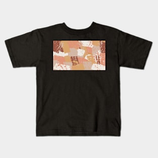 Abstract Brush Strokes Kids T-Shirt